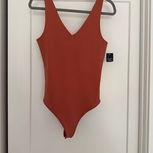 NWT A&F Double V-neck Double Lined Bodysuit